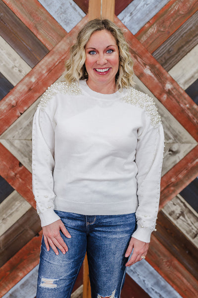 Pearl Girl Sweater - Ivory