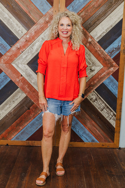 Bold Red Top