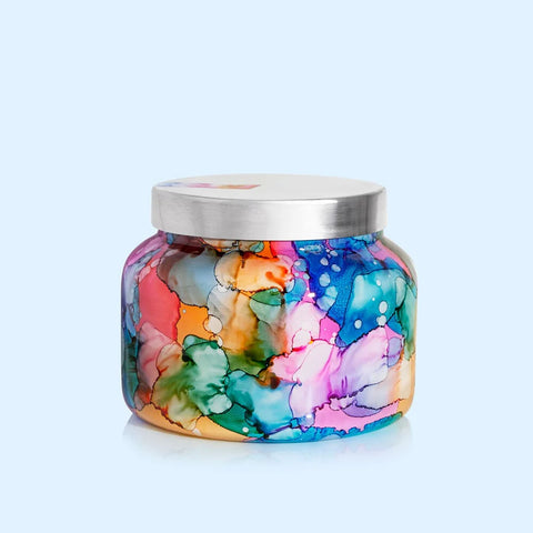 Volcano Rainbow Watercolor Jumbo Candle \ 48oz