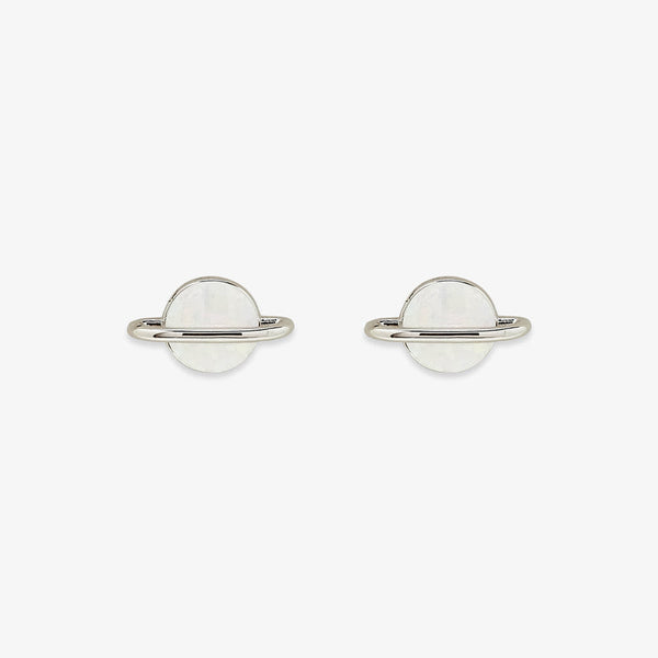 Opal Saturn Stud Earrings | Pura Vida