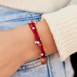 I Heart Malibu Charity Bracelet - Red