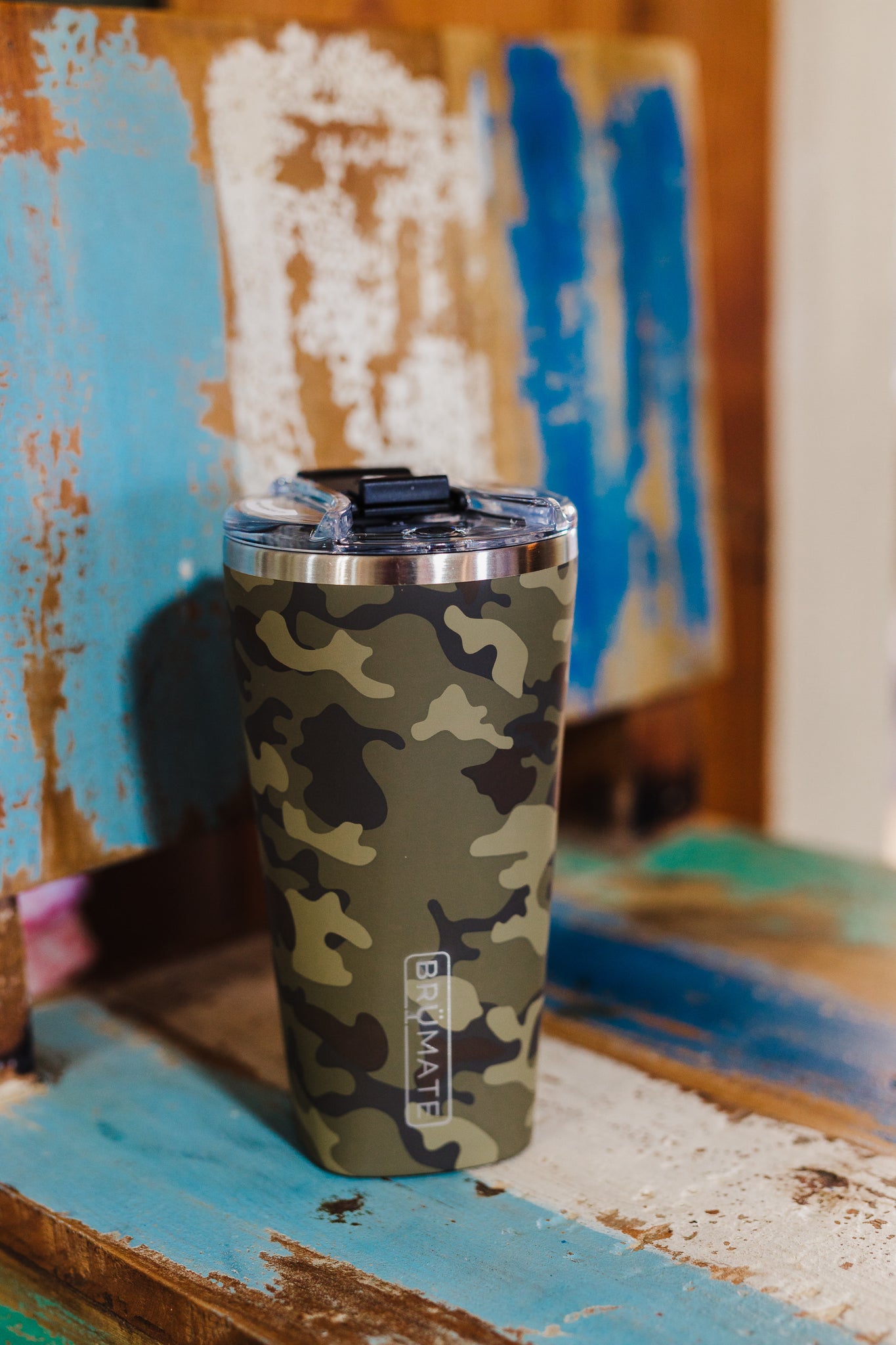 BruMate Imperial Pint 20oz Forest Camo