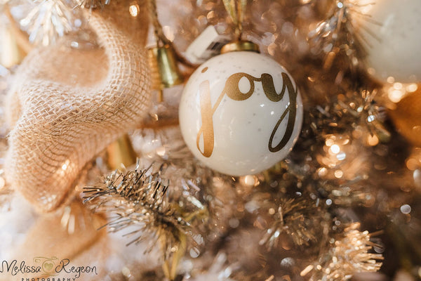Joy Glass Ornament