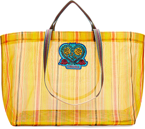 Elena Patch Mesh Jumbo Bag