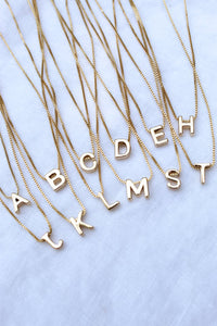 Initial Slide Necklace