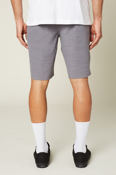 Locked Slub Hybrid Shorts - Gray 20"