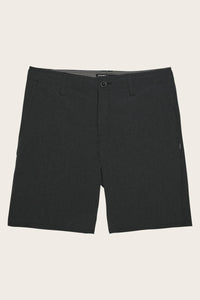 Reserve Heather 19" Hybrid Shorts - Black